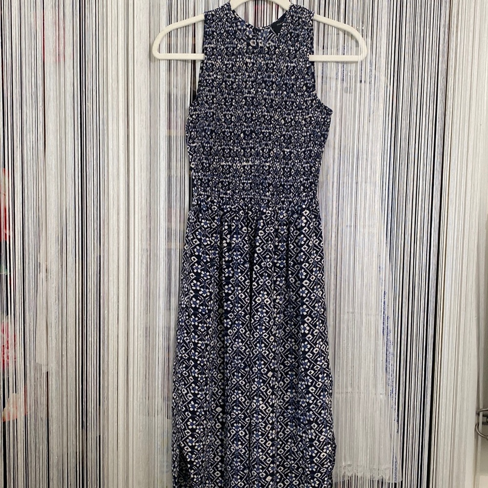 Ulla Johnson Cowrie Silk Dress in Navy